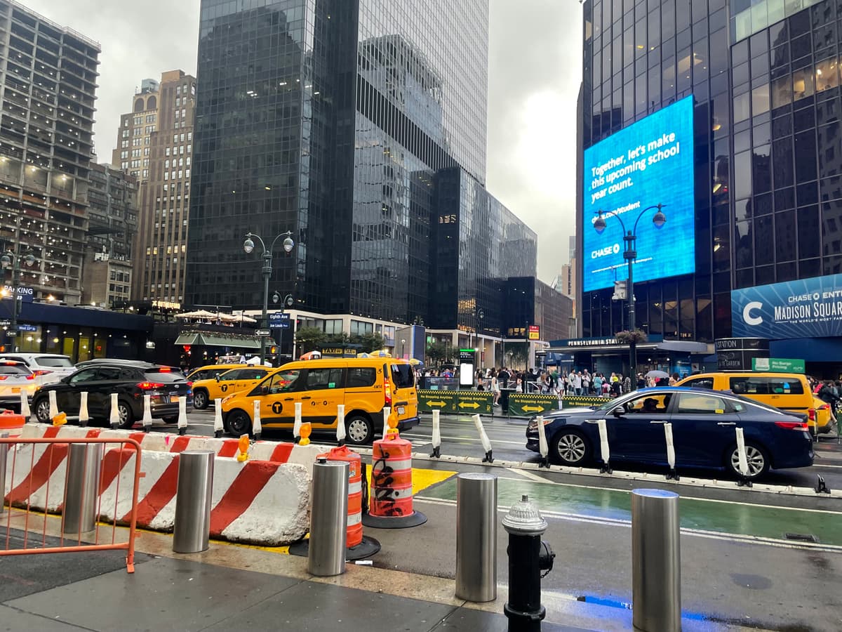 NYC rainy